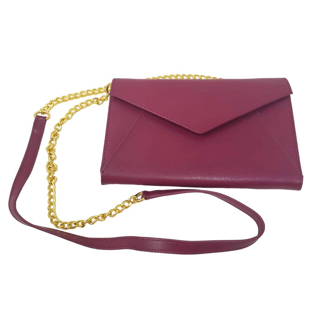NEW! Neiman Marcus Leather Shoulder Clutch